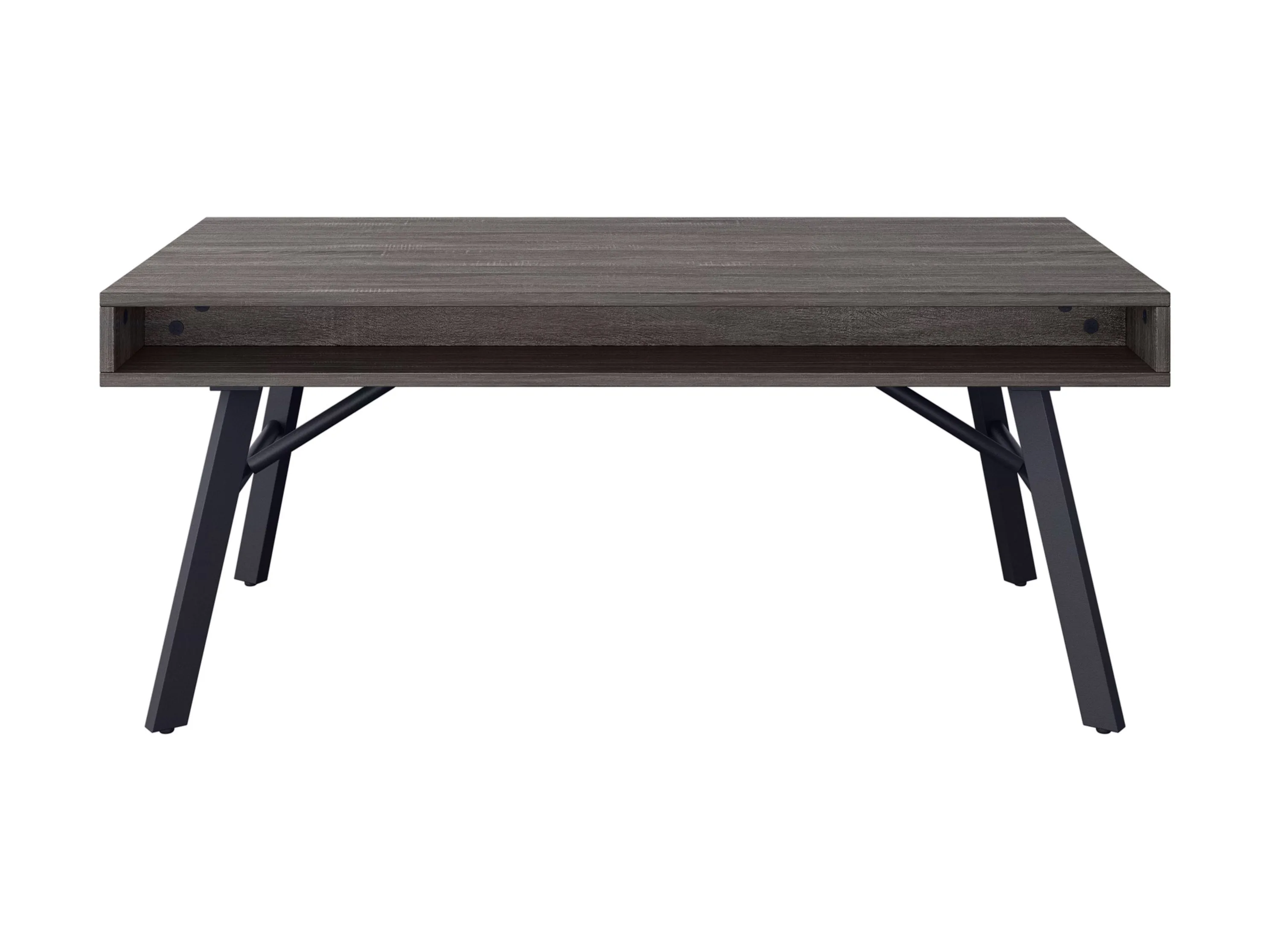 Grey Rustic Wood Coffee Table