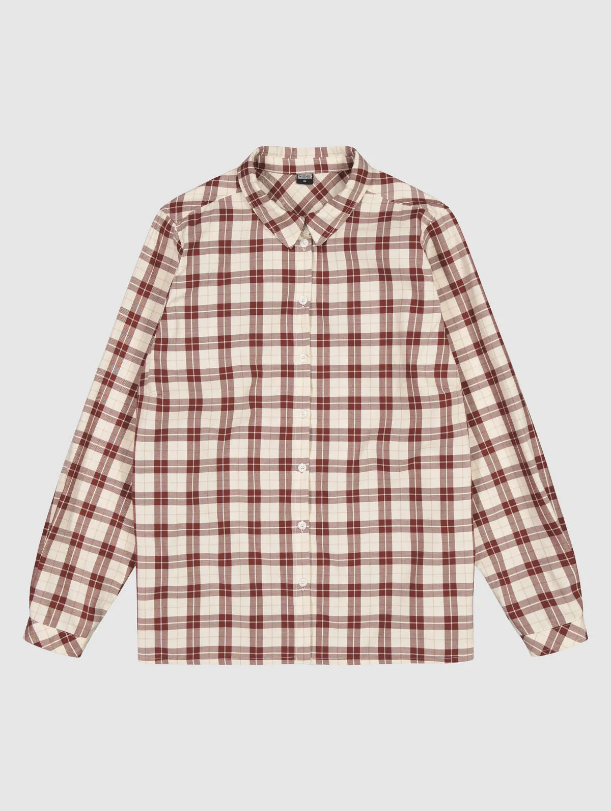 Iines Flannel Shirt Auburn Check