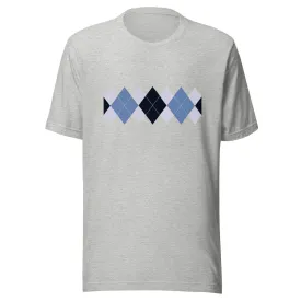 Ivan Lendl Argyle Retro Blue t-shirt