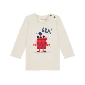 Jersey T-shirt with playful motif - FINAL SALE