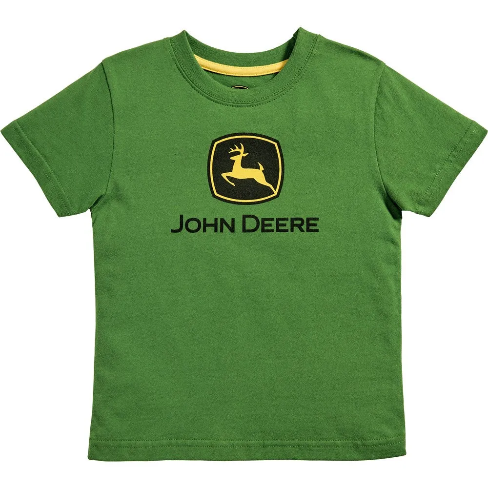 John Deere Kids Green Trademark Logo Tee