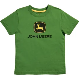 John Deere Kids Green Trademark Logo Tee