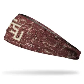 Junk Brands Stacked FSU Splatter Headband - Garnet