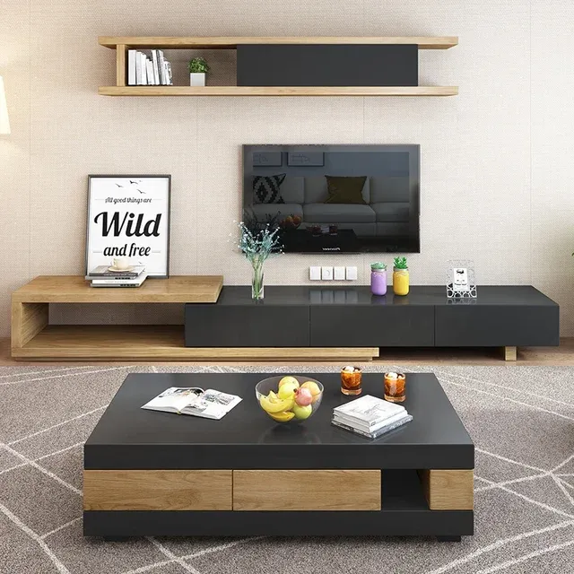 Kaylara Versatile Extendable TV Unit | Spacious Media Storage | Sleek Modern Design