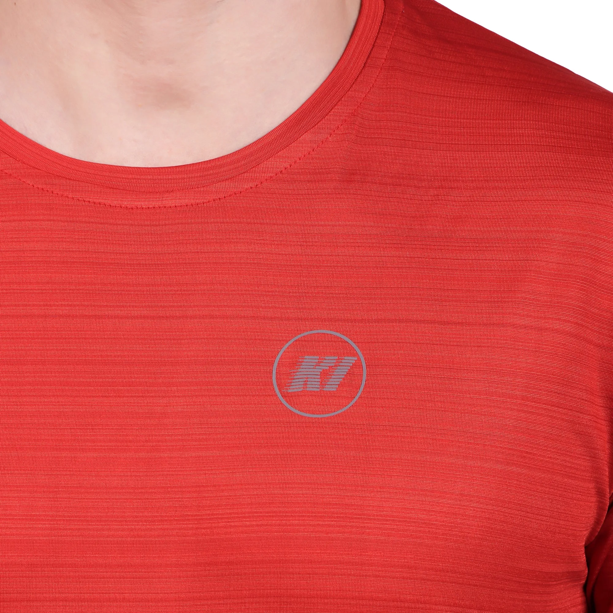 KI Activewear Red Men's Performance T-Shirt - Lightweight, Breathable, and Stylish