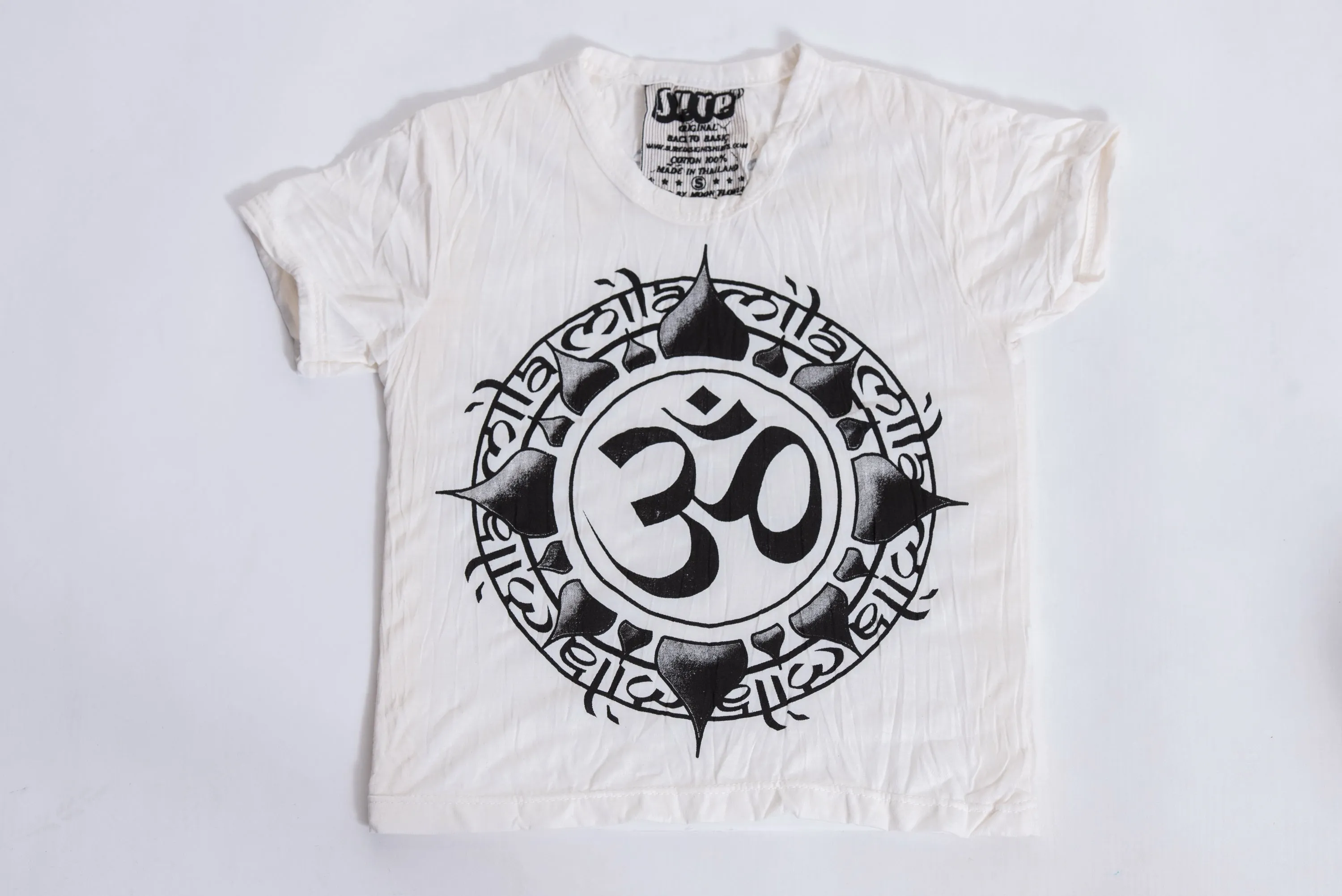 Kids Infinitee Om T-Shirt in White