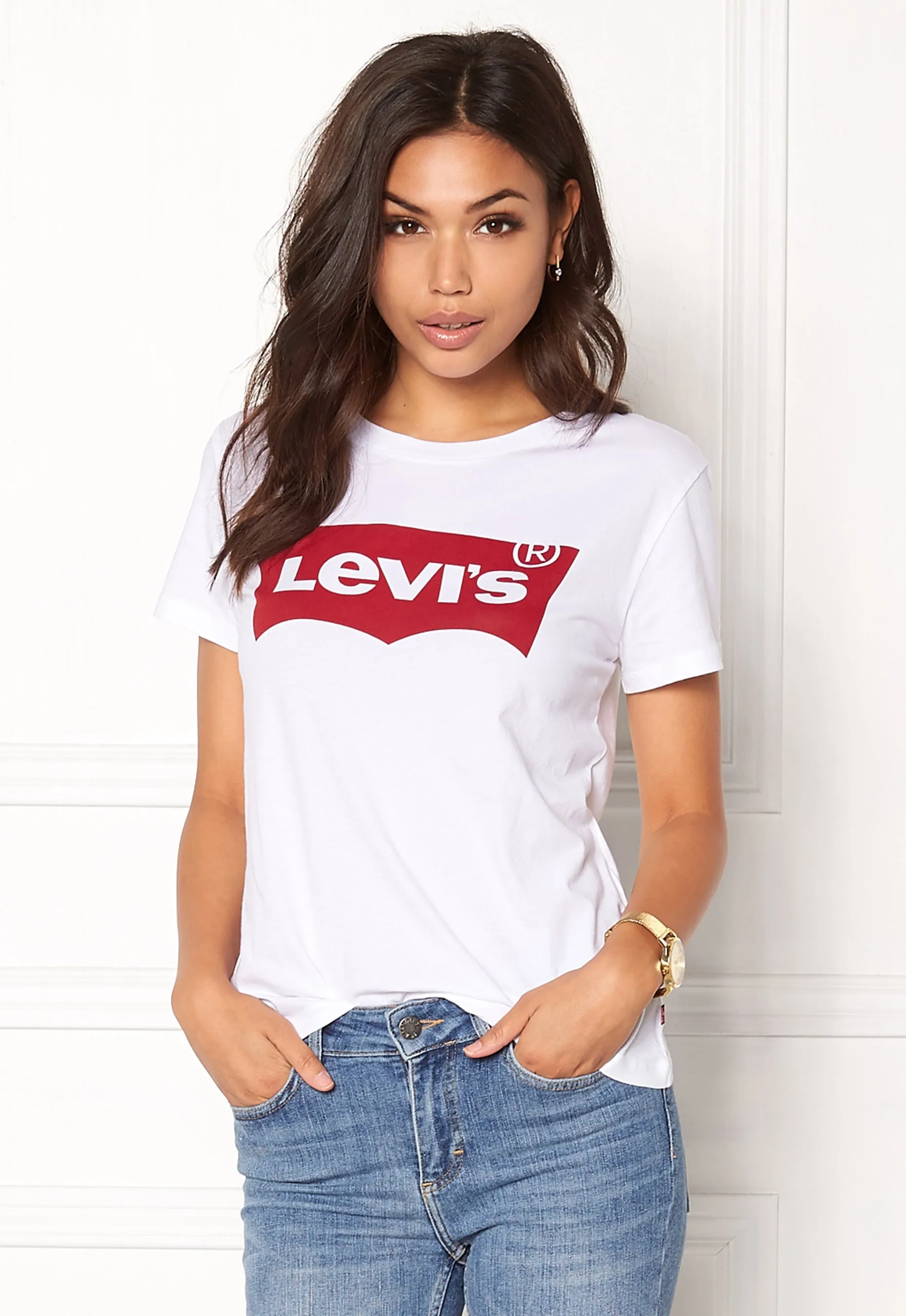 LEVIS BATWING TEE WHITE