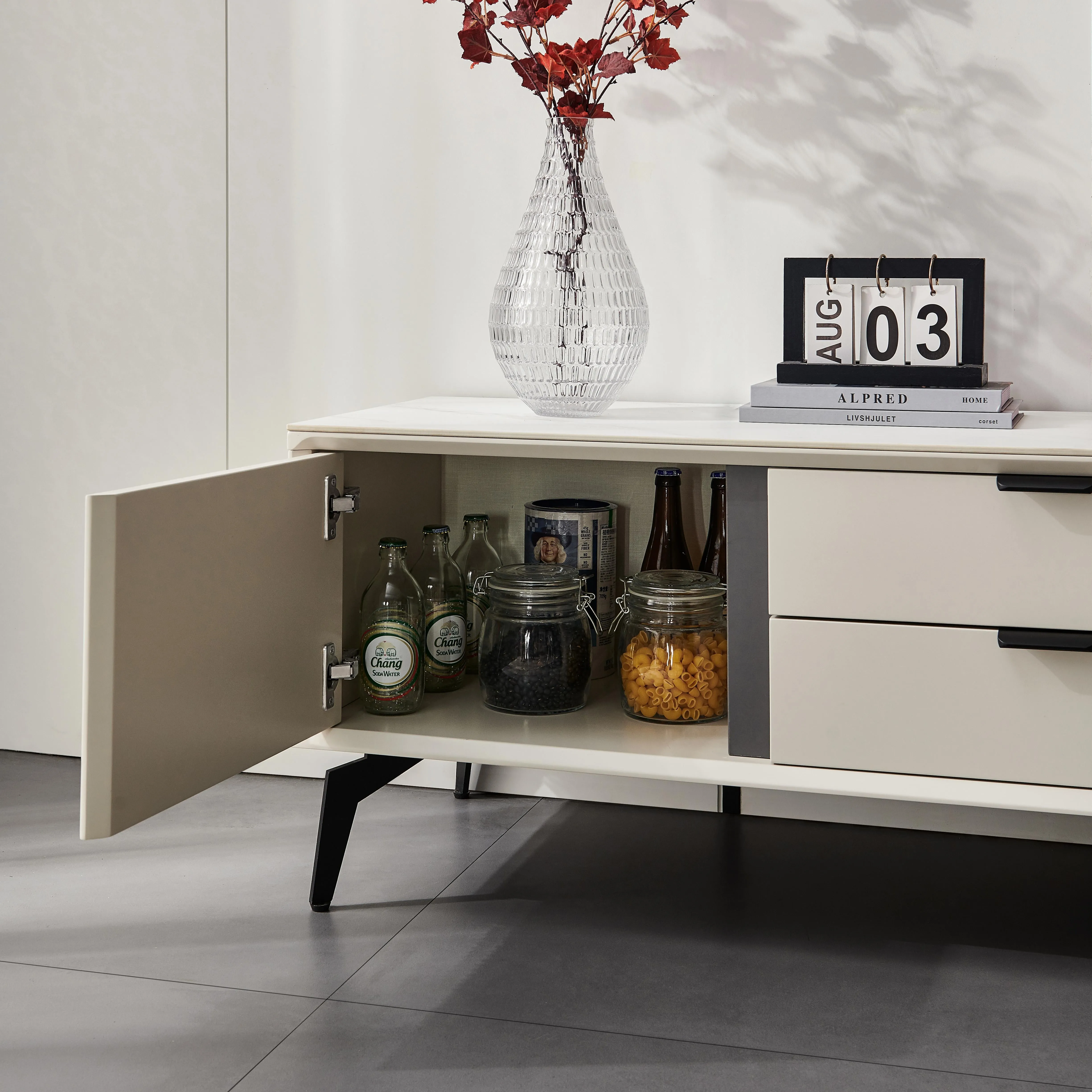 LUIS Cream Grey, TV Stand