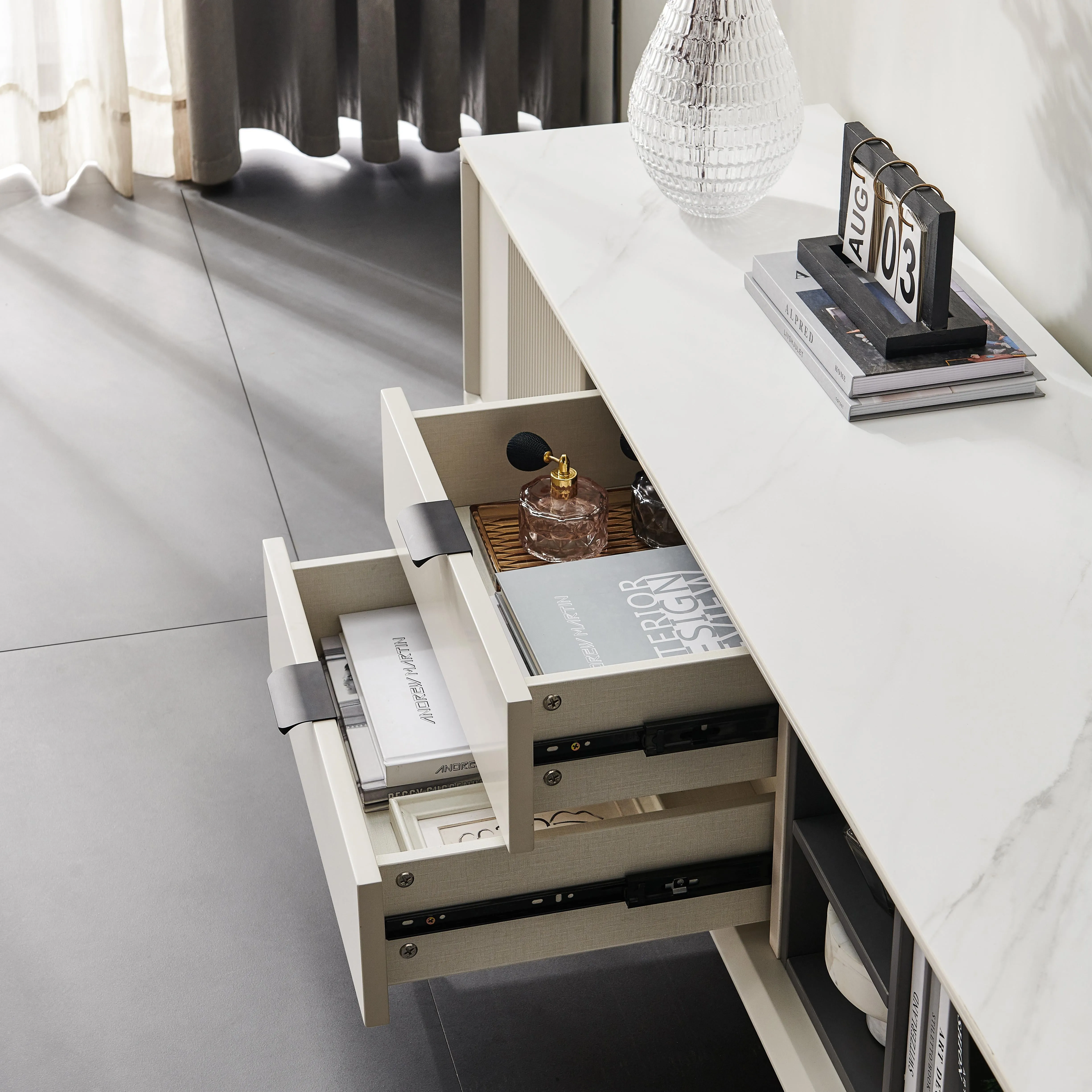 LUIS Cream Grey, TV Stand