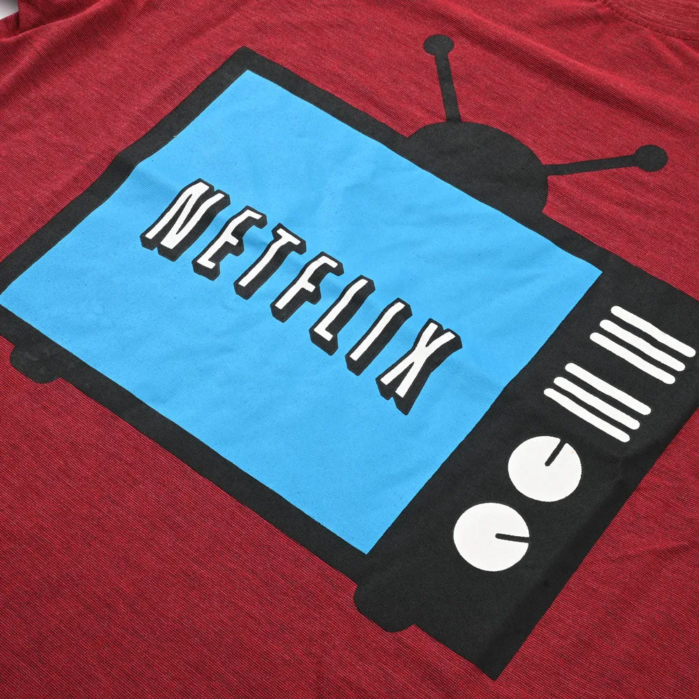 Max 21 Men's Netflix Printed Crew Neck Tee Shirt