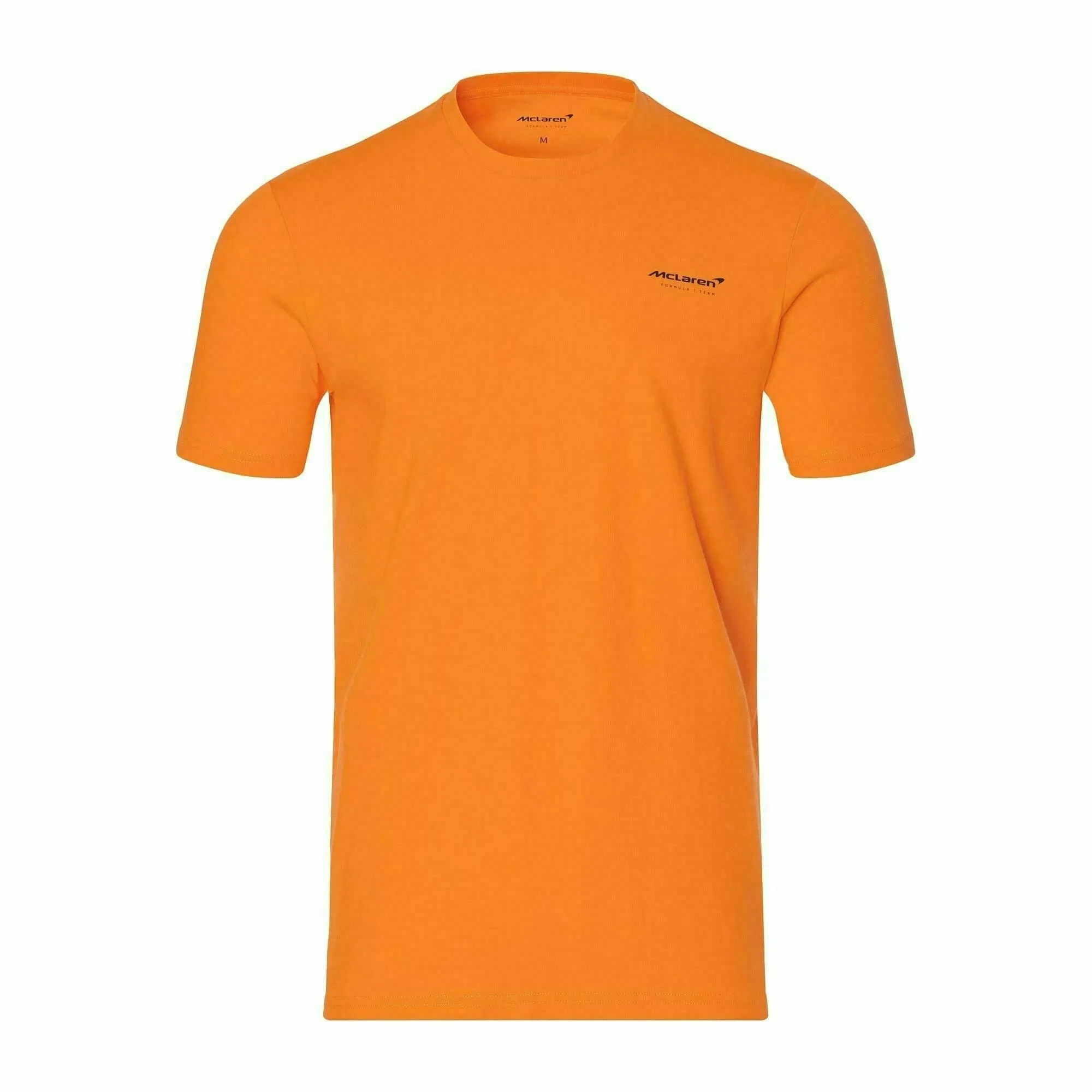 McLaren F1 Men's Core Essentials Small Logo T-Shirt -Black/Papaya/Storm Gray/White/Phantom