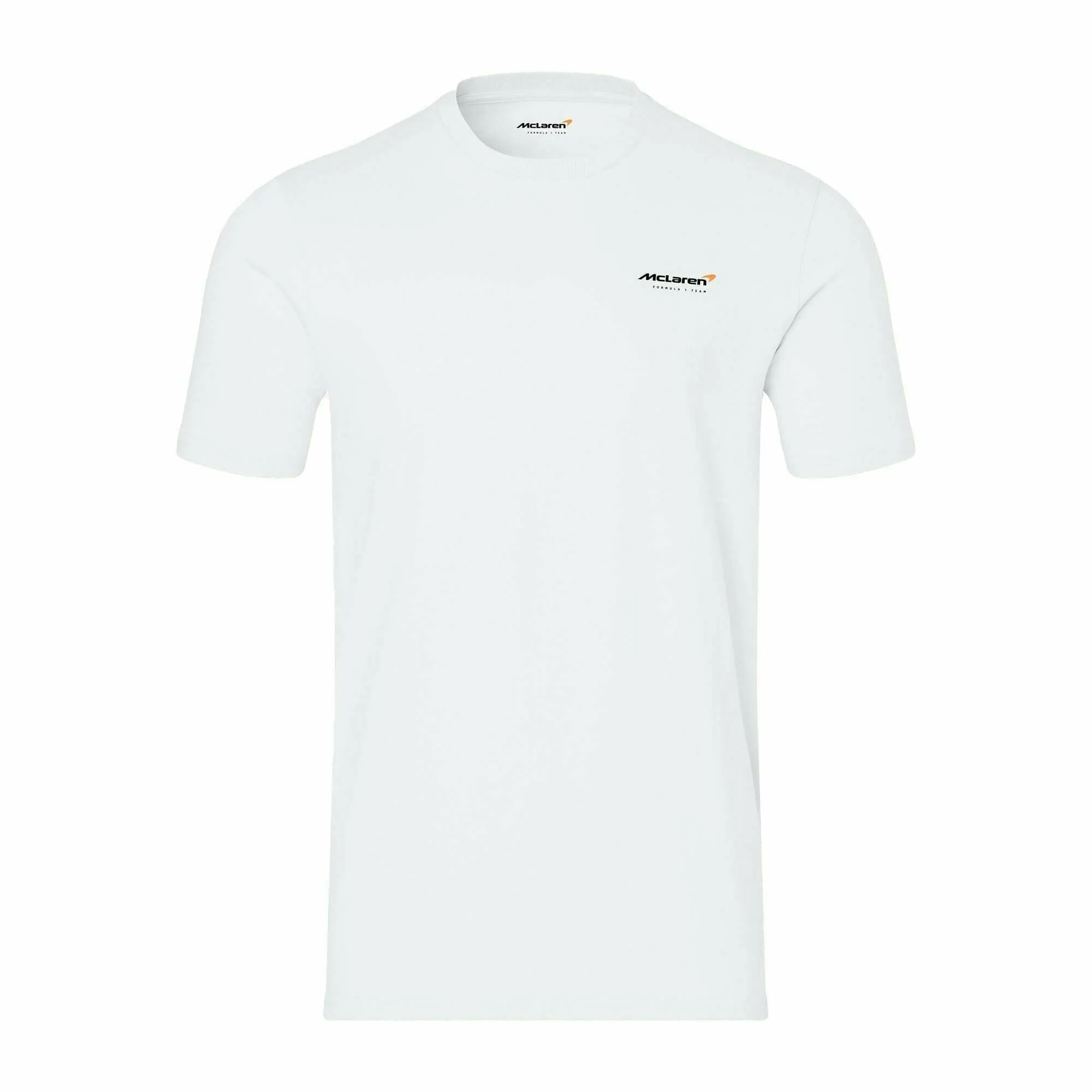 McLaren F1 Men's Core Essentials Small Logo T-Shirt -Black/Papaya/Storm Gray/White/Phantom