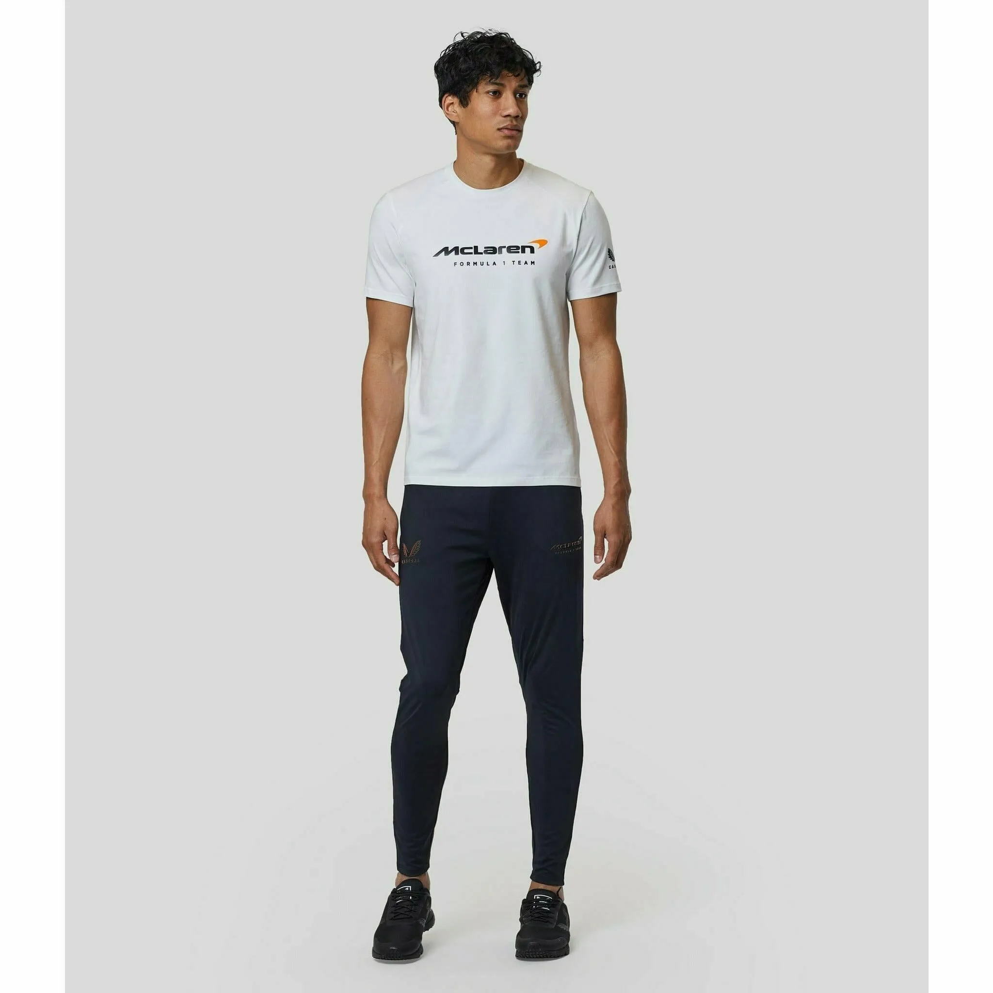 McLaren F1 Men's Lifestyle T-Shirt- Black/Dark Gray/Light Gray/Papaya/Blue/White