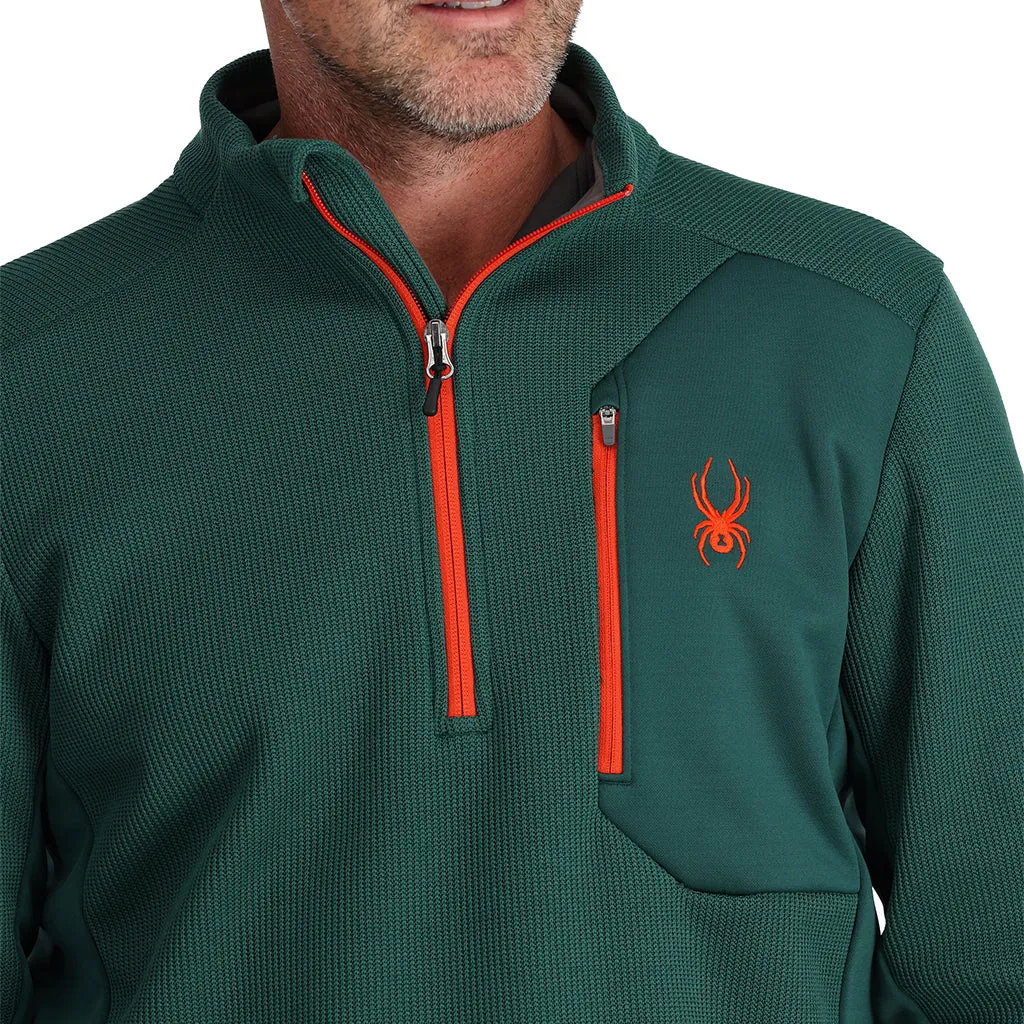 Mens Bandit Half Zip - Cypress Green