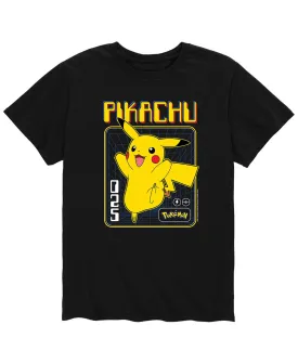 Men's T-shirt pokemon pikachu 025 AIRWAVES, black