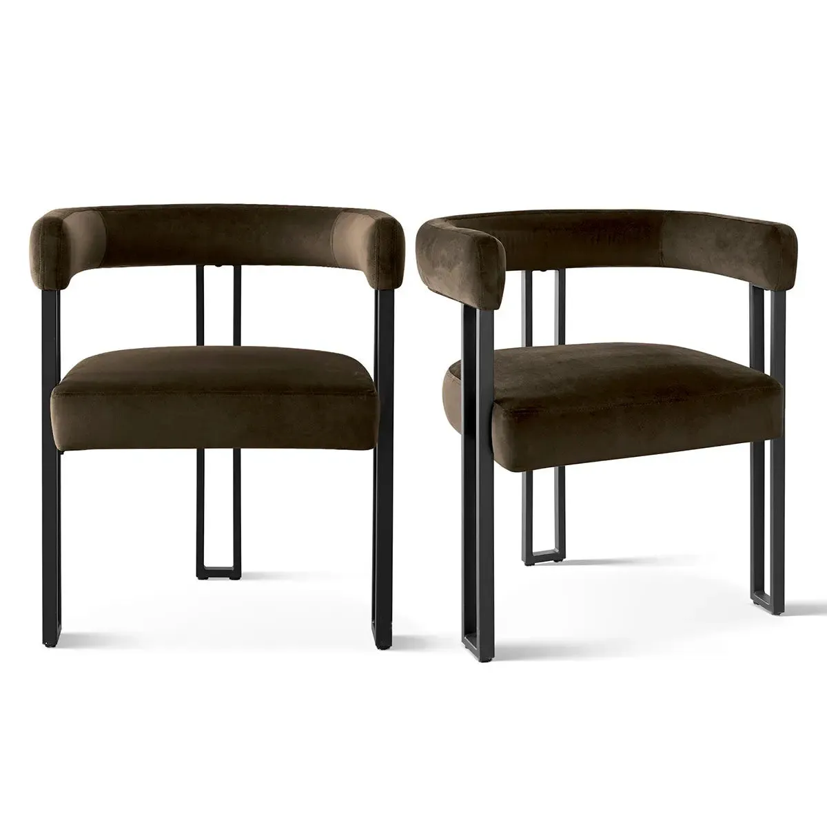 Mia Velvet Accent Dining Chair (Set of 2)