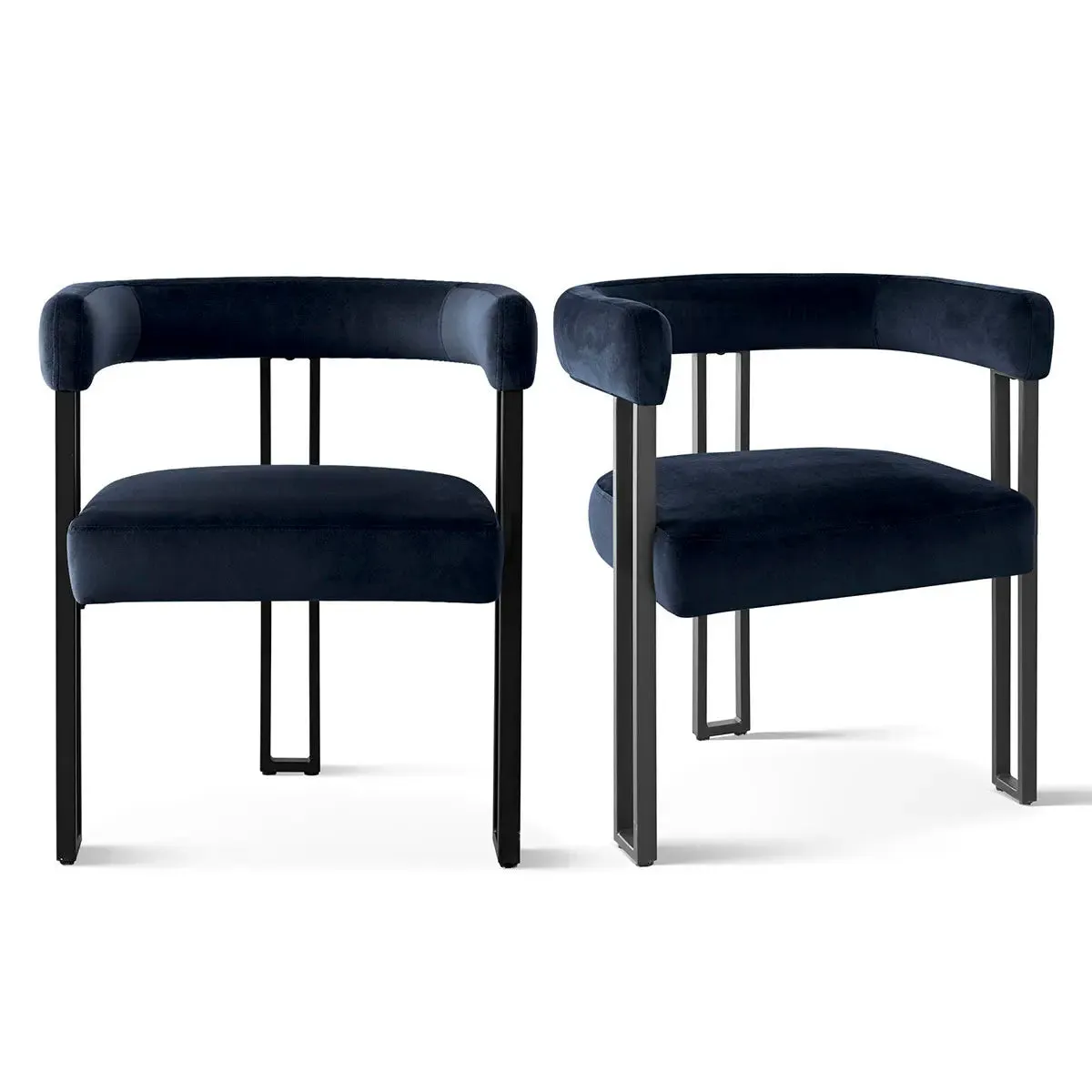 Mia Velvet Accent Dining Chair (Set of 2)