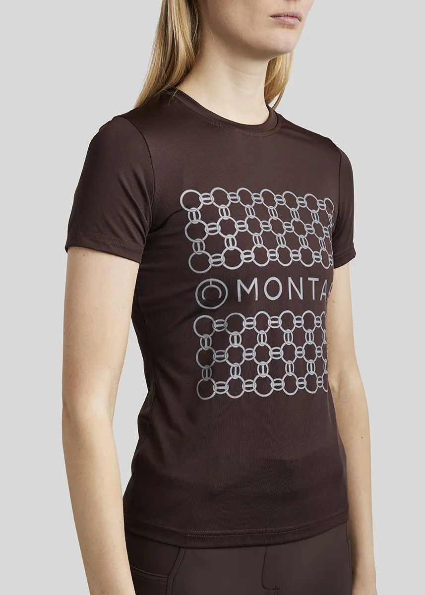 MoChain Frontprinted T-shirt - Brown