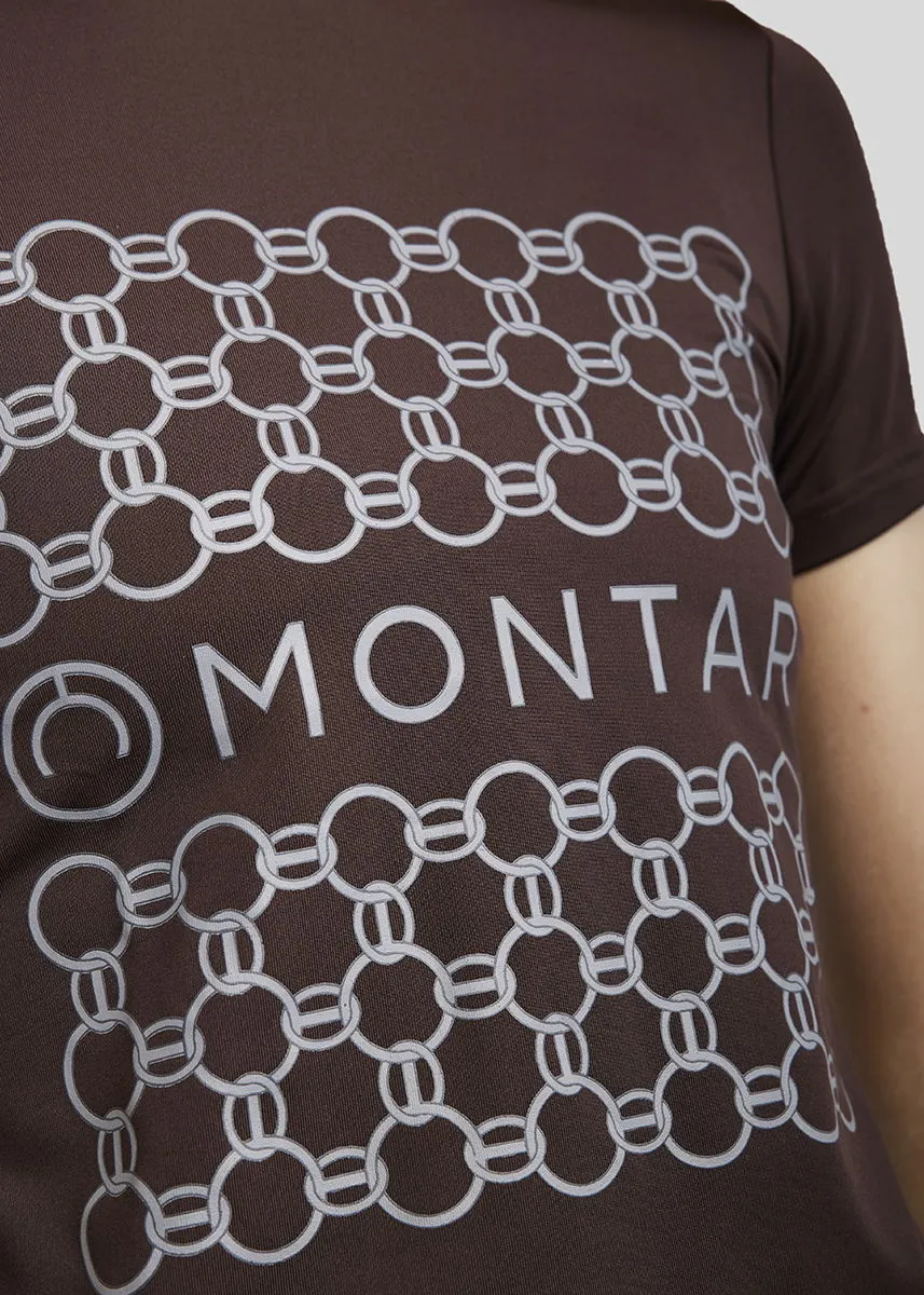 MoChain Frontprinted T-shirt - Brown