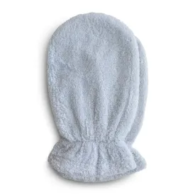 Mushie Organic Cotton Bath Mitt 2-Pack (Baby Blue)