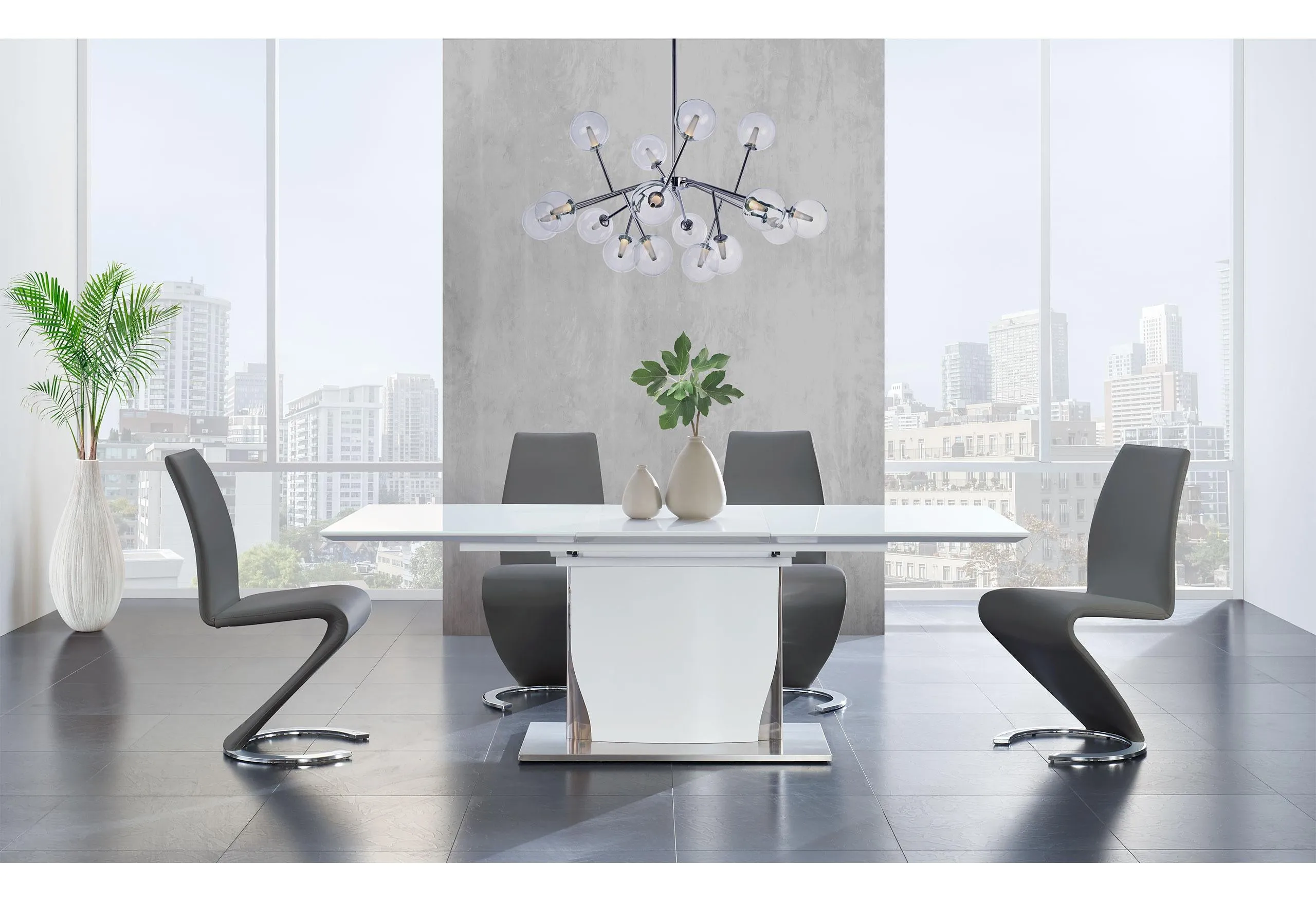 New Modern Grey - Elegant Dining Set