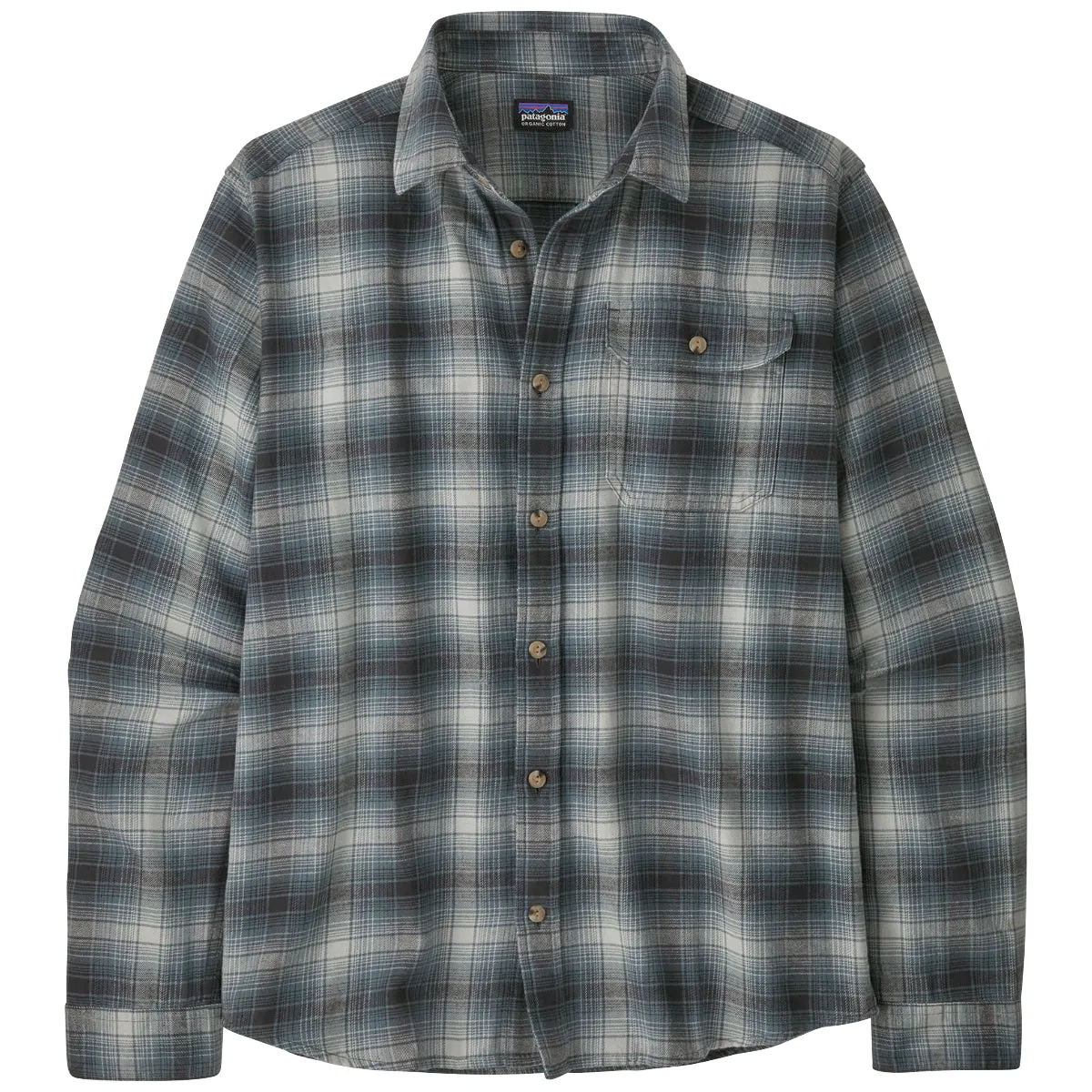 Patagonia Lightweight Fjord Cotton In Conversion Long Sleeve Button-up Flannel Shirt