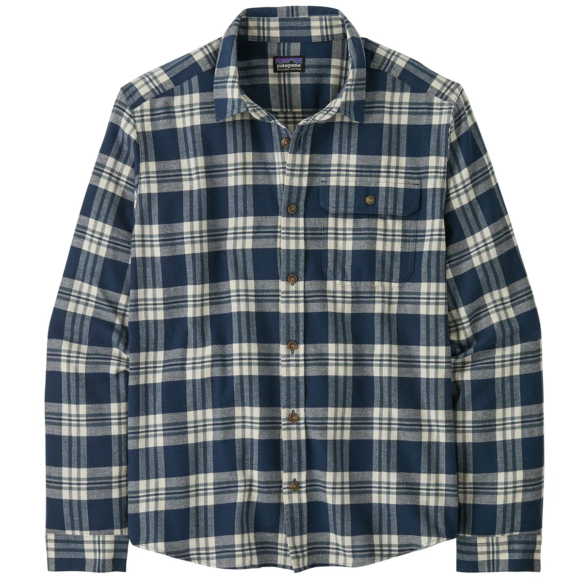 Patagonia Lightweight Fjord Cotton In Conversion Long Sleeve Button-up Flannel Shirt