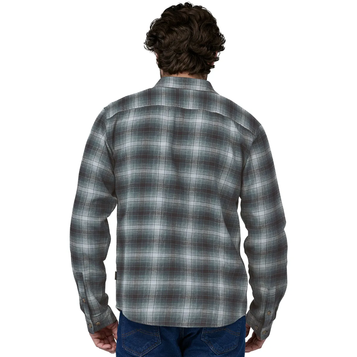 Patagonia Lightweight Fjord Cotton In Conversion Long Sleeve Button-up Flannel Shirt