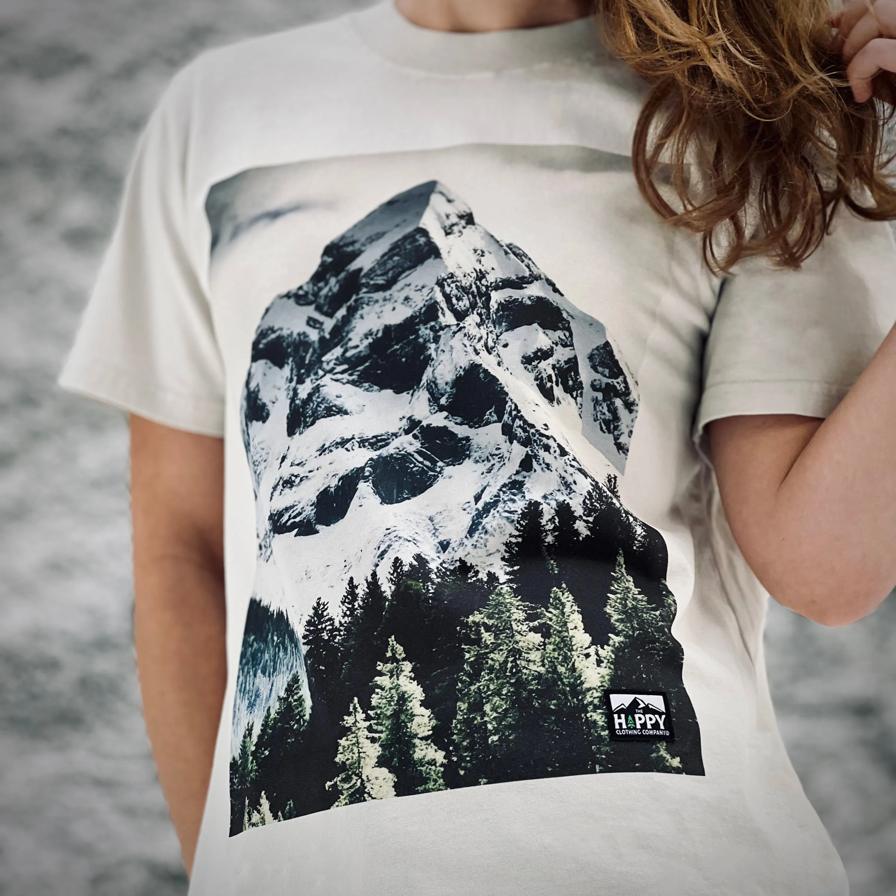 Peaks & Pines Women's 'Vintage Tee' | Oversized Heavyweight |