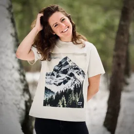 Peaks & Pines Women's 'Vintage Tee' | Oversized Heavyweight |