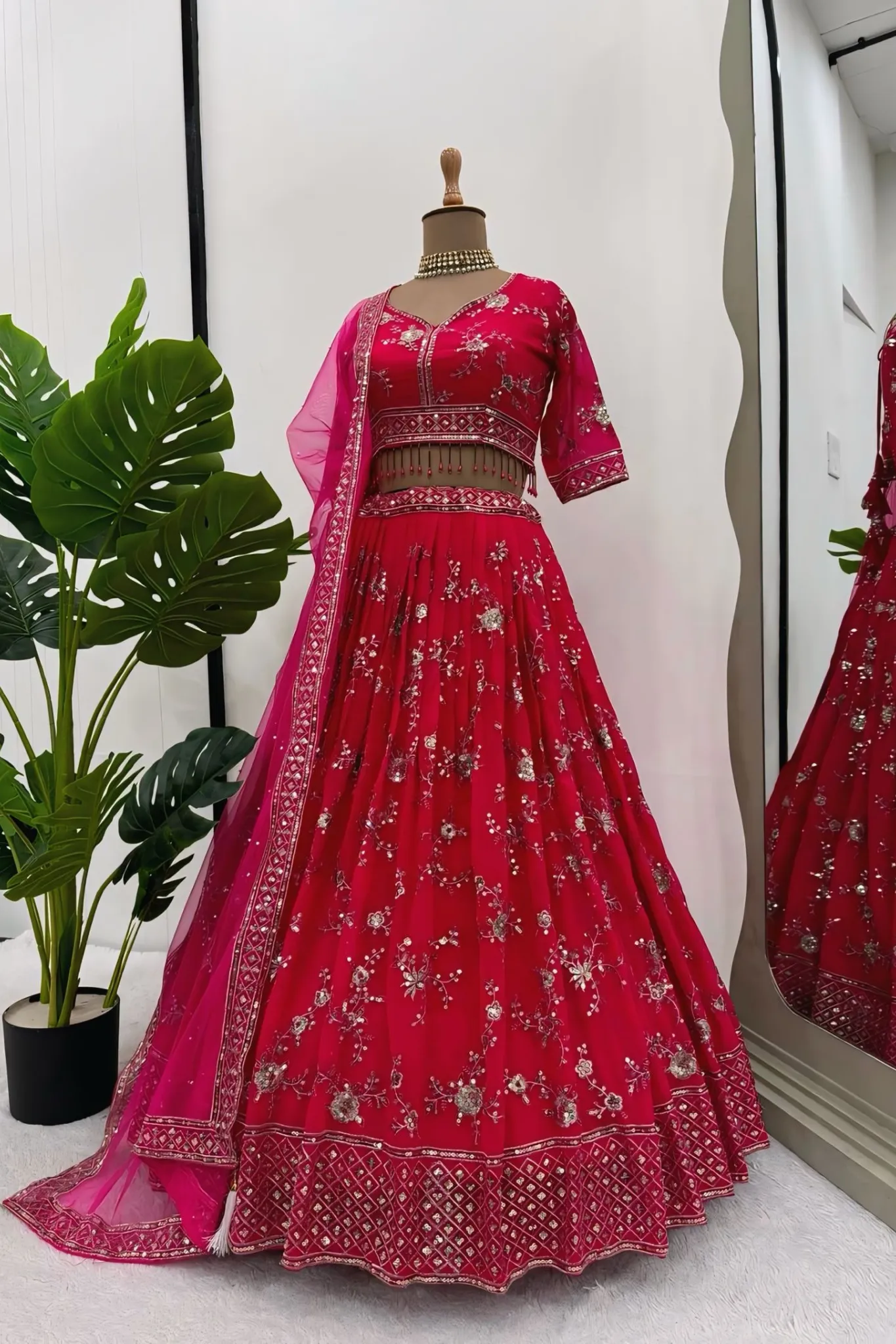 PERFECT CHEERFUL  TRADITIONAL AND VIBRANT COLORS LEHENGA CHOLI