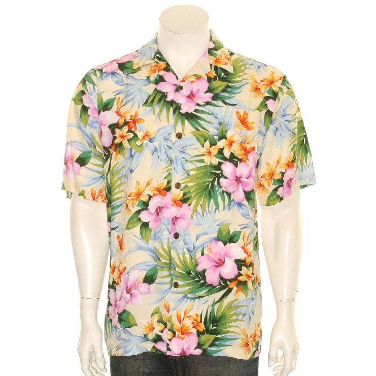 Pink Hibiscus Aloha Shirt