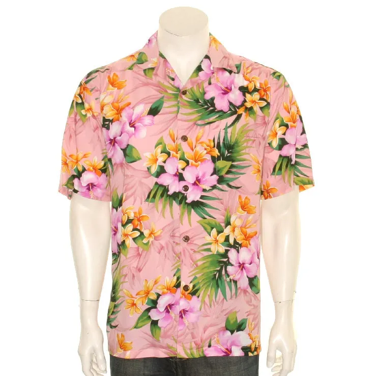 Pink Hibiscus Aloha Shirt