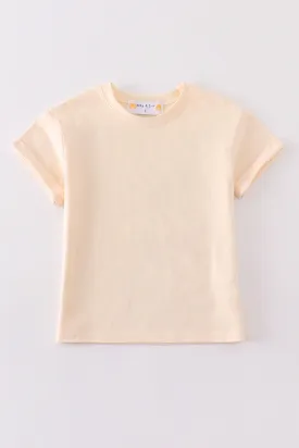 Premium Cream basic T-shirt