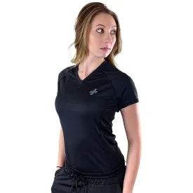 Purflex Women's Black V-Tee