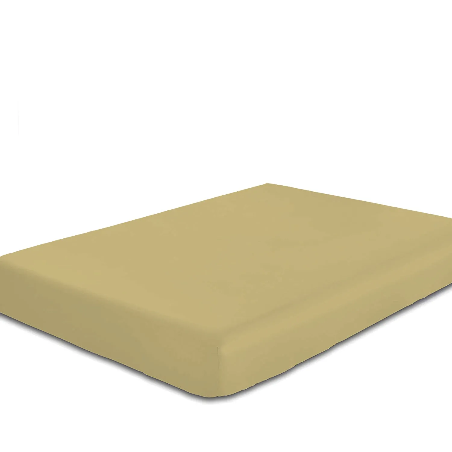 Rest Super Soft King Flat Sheet 220x240cm-Mustard