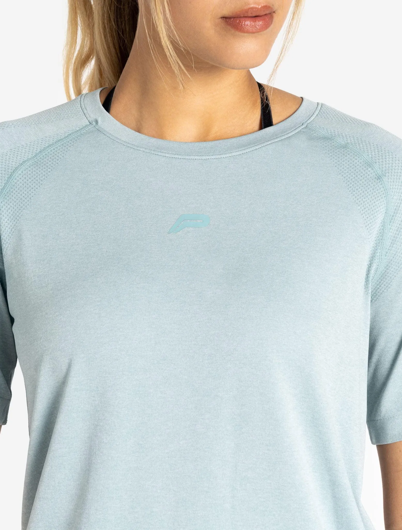 Seamless T-Shirt - Seafoam Green Marl