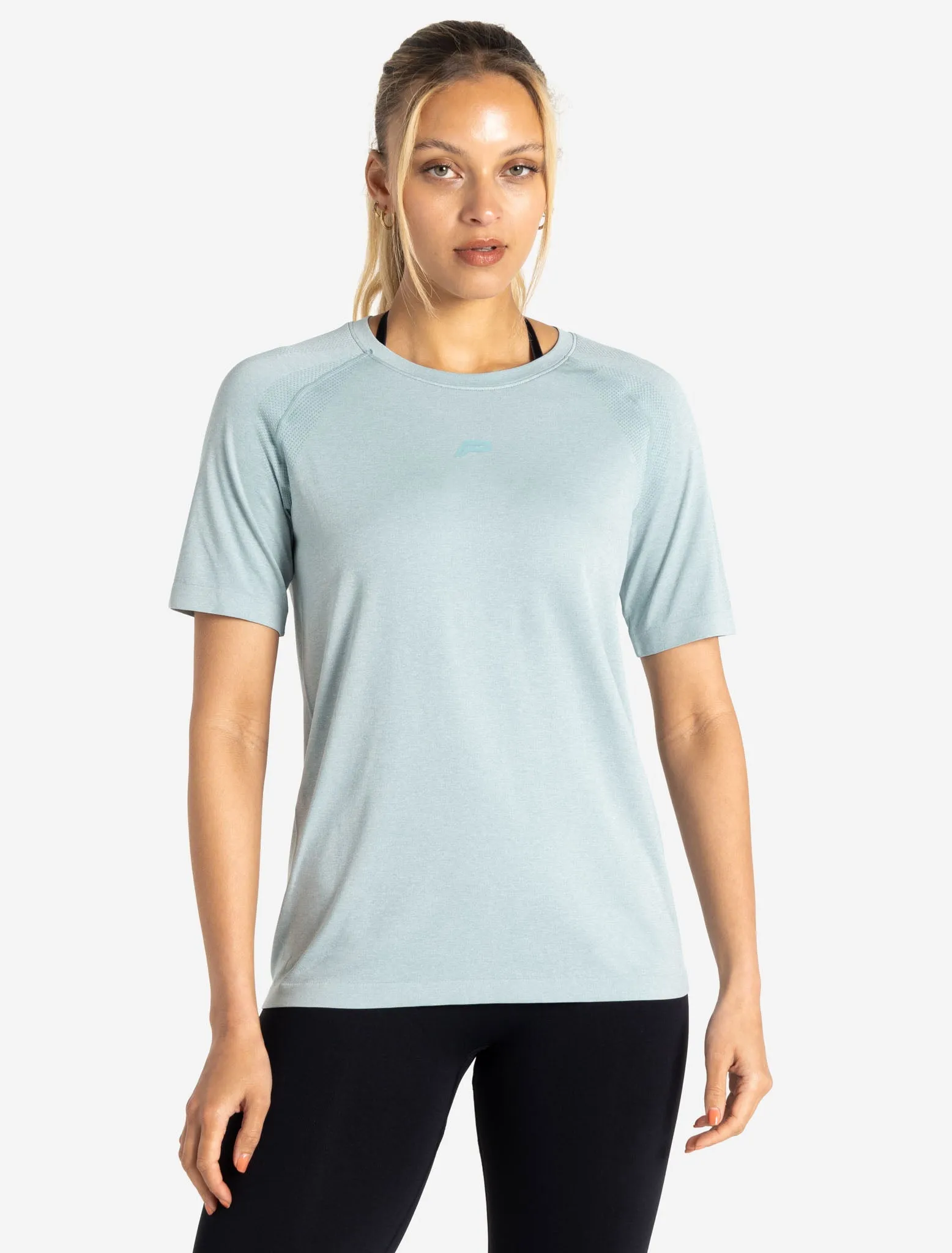 Seamless T-Shirt - Seafoam Green Marl