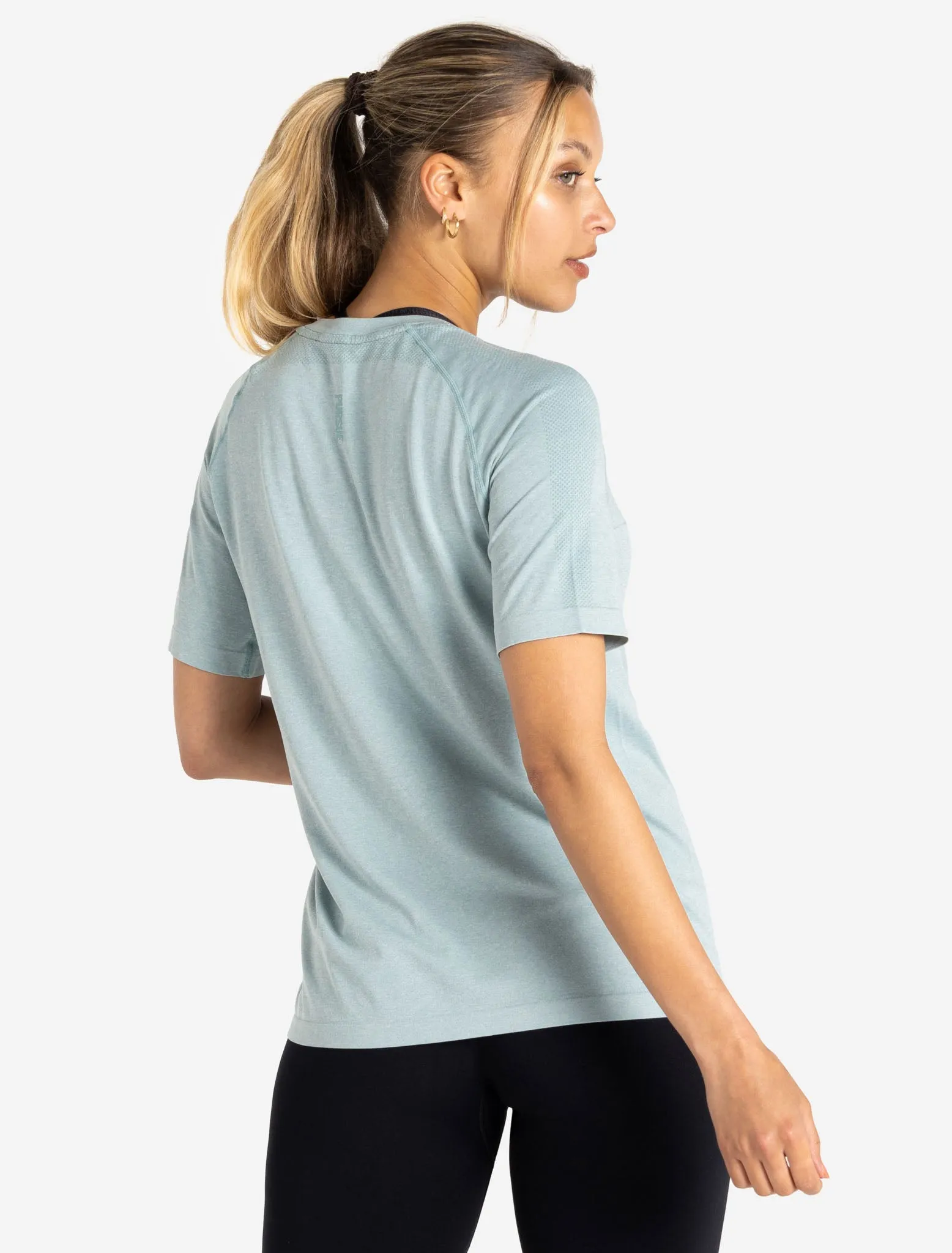 Seamless T-Shirt - Seafoam Green Marl