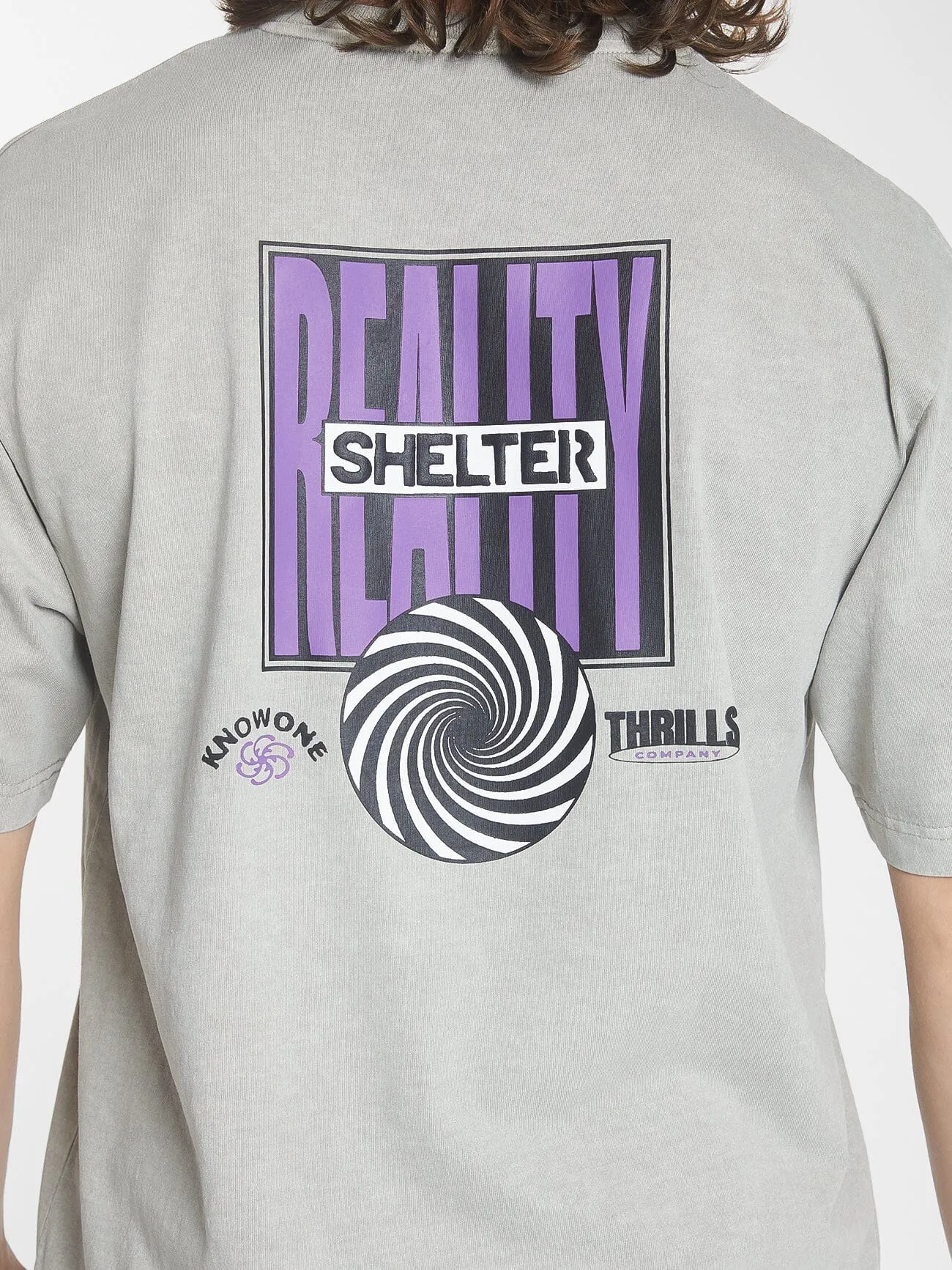 Shelter Reality Oversize Fit Tee - Fog