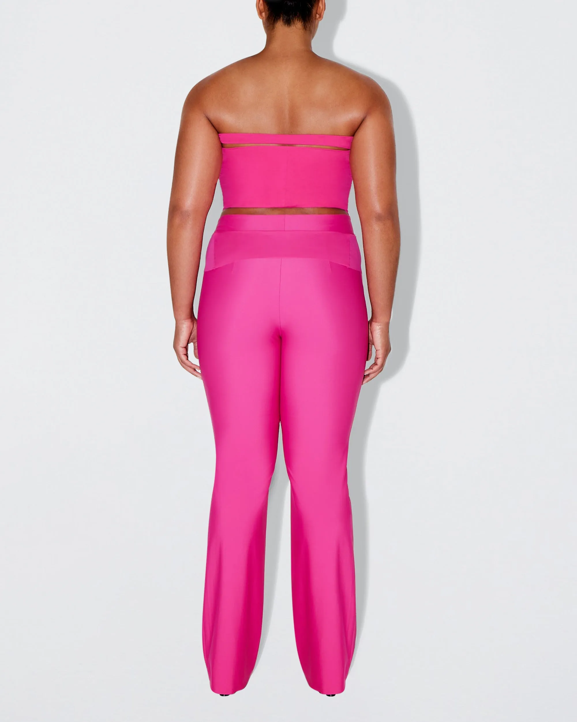 Sleek Stretch Tube Top | Fuchsia