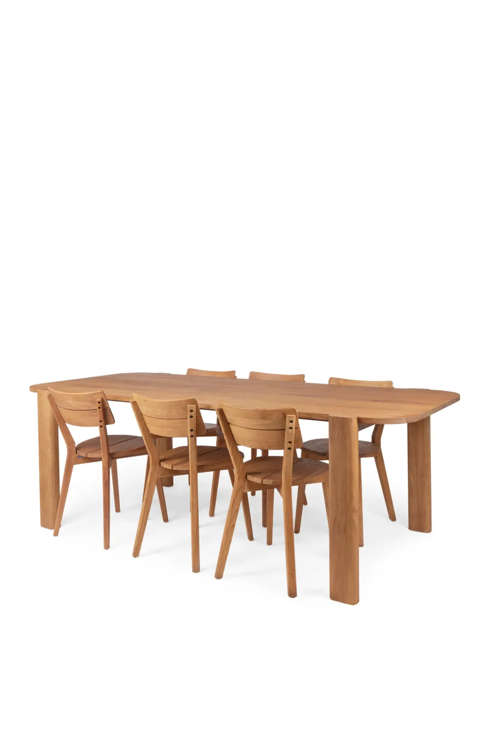 Solid Teak Minimalist Dining Table | dBodhi Pleun