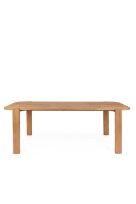 Solid Teak Minimalist Dining Table | dBodhi Pleun