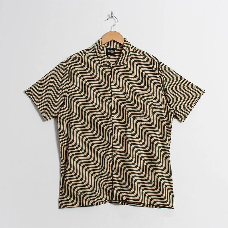 Stan Ray Kelapa Batik Print Short Sleeve Shirt