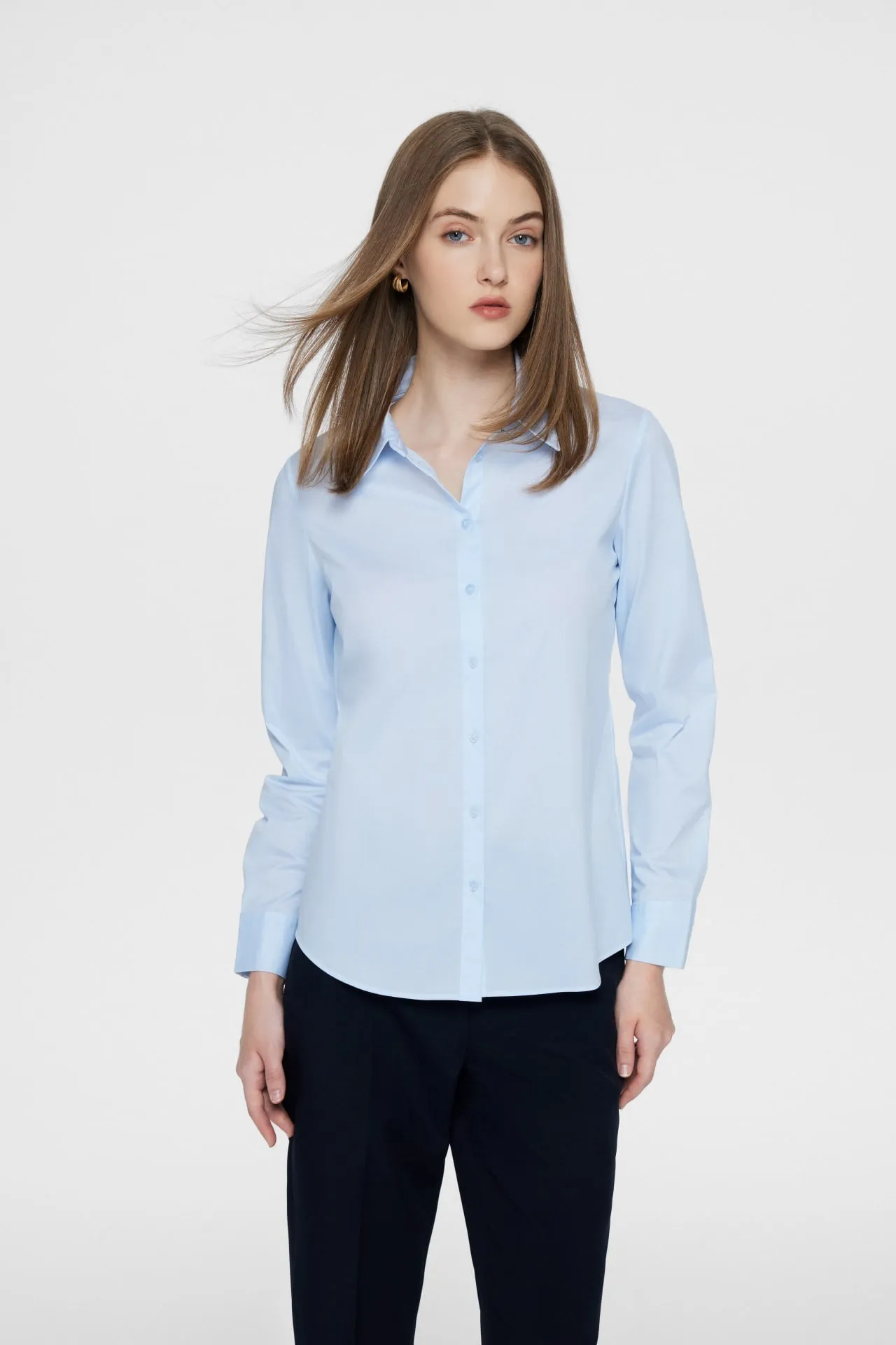 Steffi UV Protection Stretchable Fine Twill Shirt