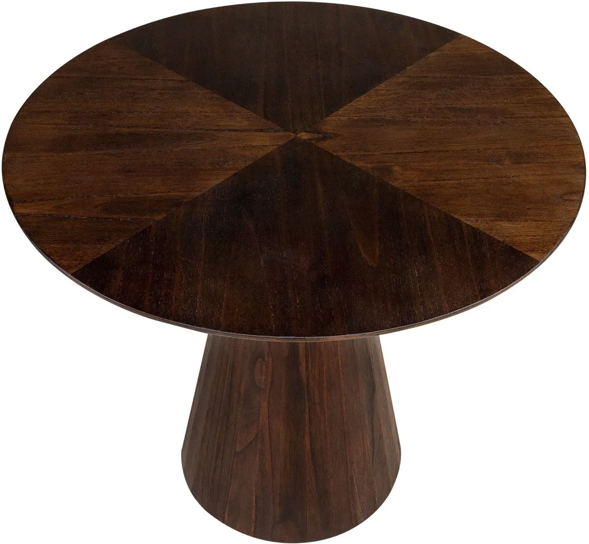 Trella Side Table in Mindi Wood - 70cm