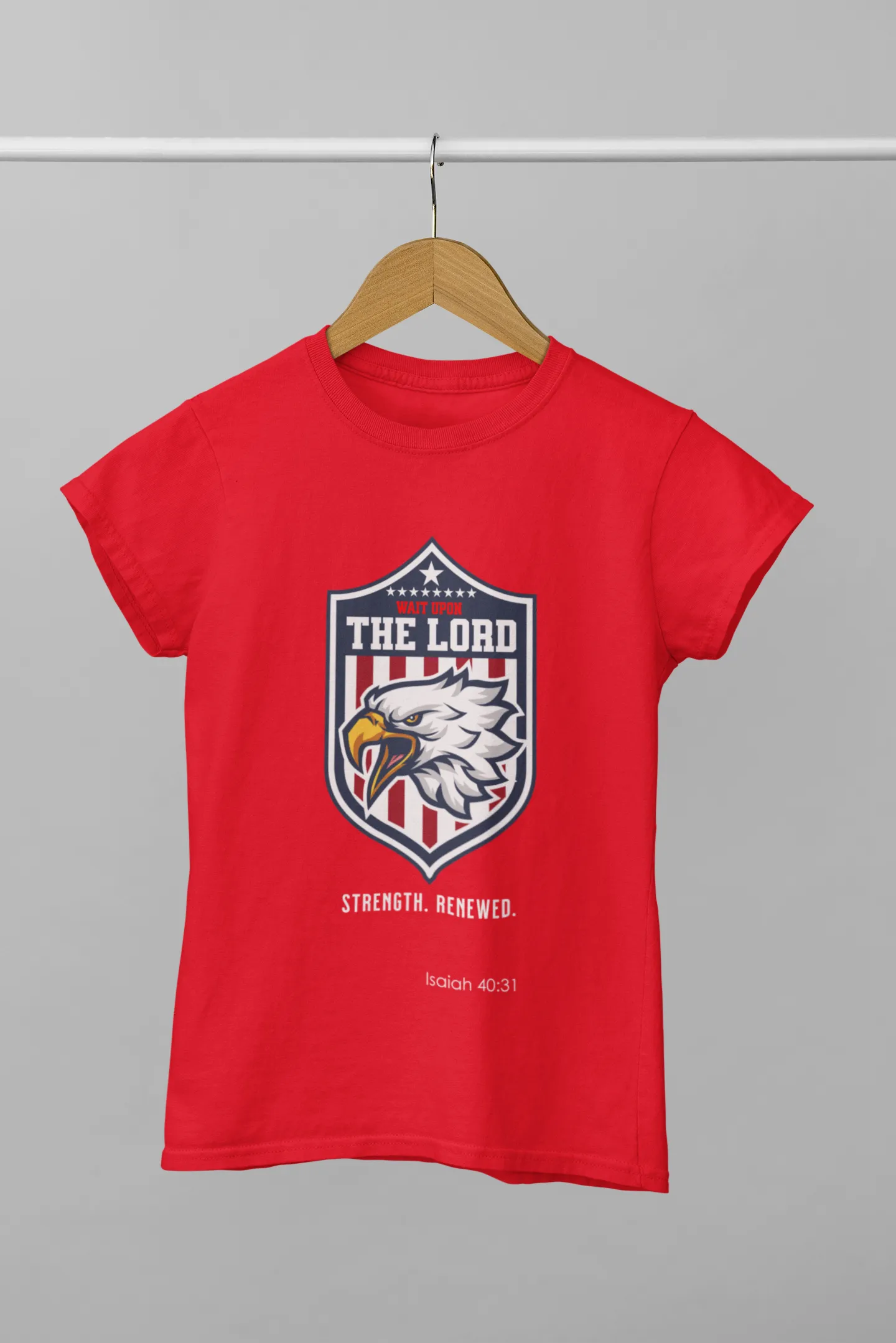 Wait Upon the Lord Unisex Heavy Cotton Tee