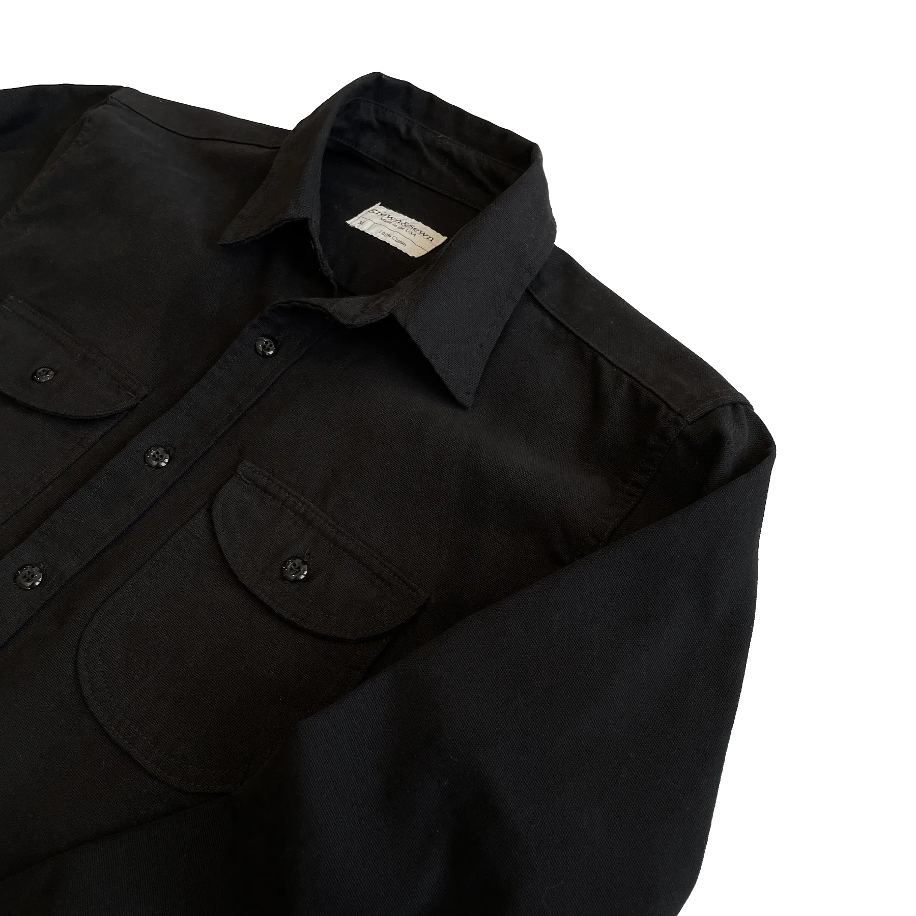 Walsh Work Shirt - 8 oz. Brushed Canvas - Black