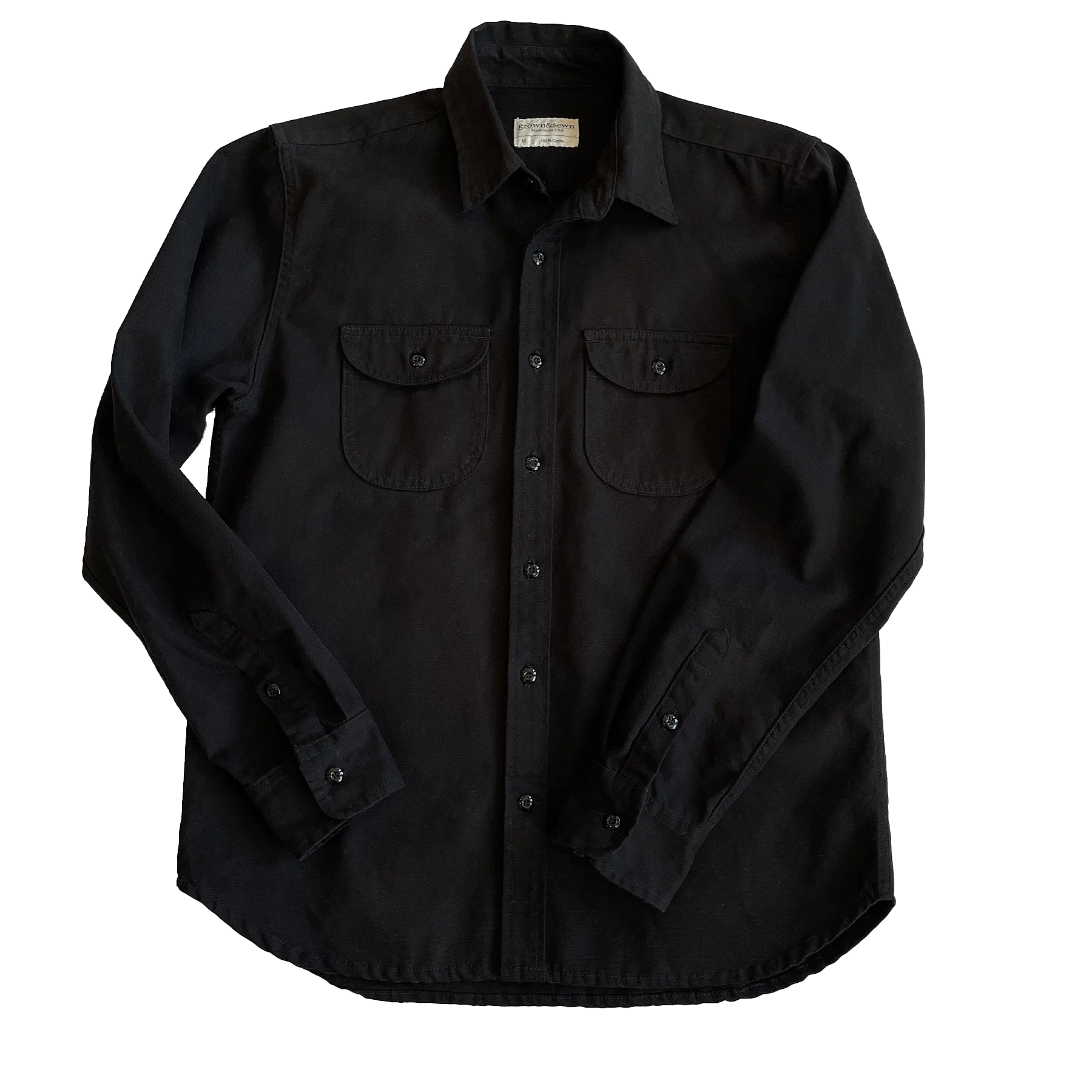 Walsh Work Shirt - 8 oz. Brushed Canvas - Black