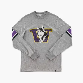 Washington Huskies Slate Grey Premier Brex Long-Sleeve T-Shirt